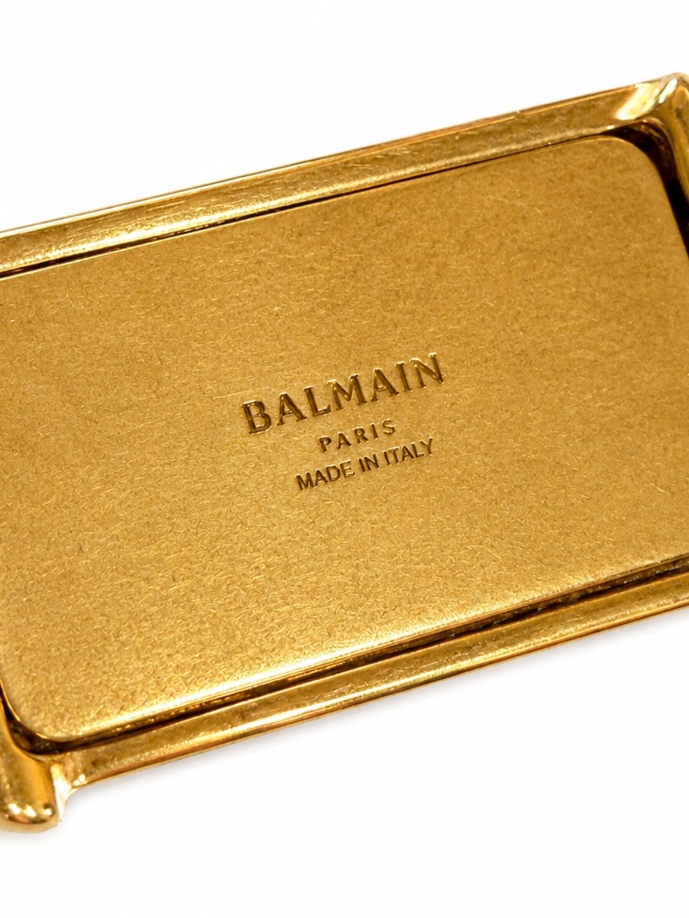 ❌❌sold❌❌Balmain Brass Safety Pin Necklace – Gold & Silver Tone / Full Set / NWT - Picture 4 of 5